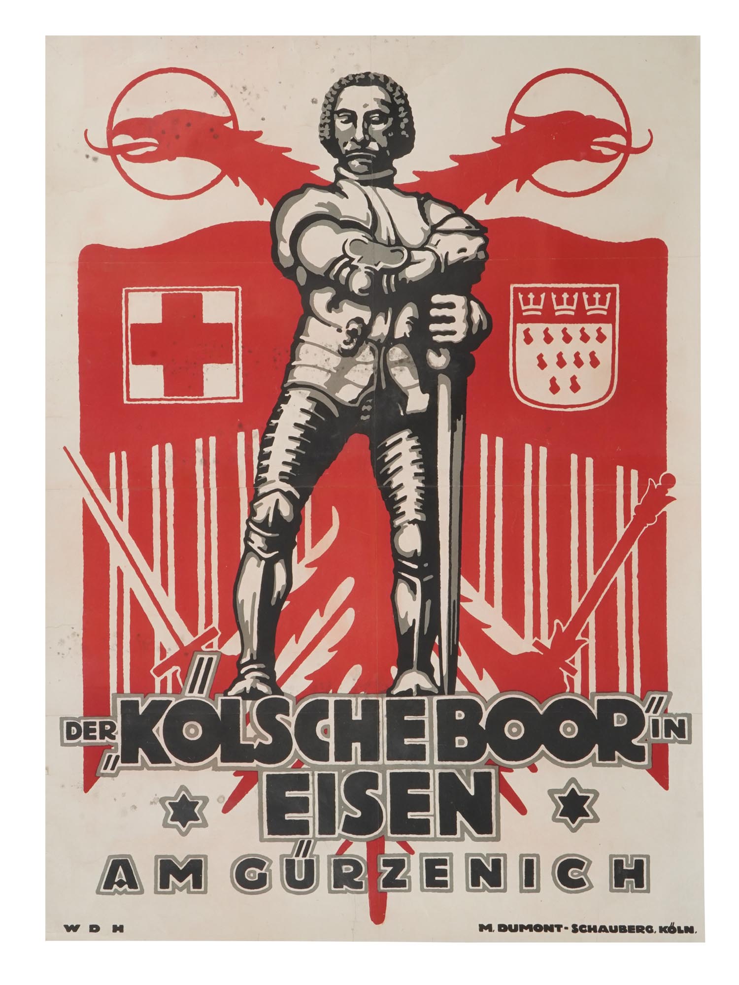 ANTIQUE GERMAN ADVERTISING LITHOGRAPHIC POSTER PIC-0